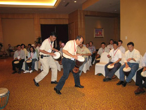Conoco Phillips Team Building Drumming Jakarta